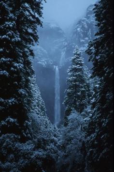 Yosemite Falls In January