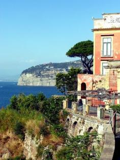 | ♕ |  Cliff-top hotel - Sorrento, Italy  | by © Rich MacDowell