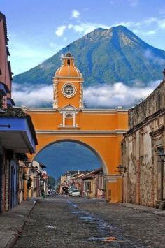 Enjoy the Colonial architechture in Antigua, Guatemala.