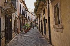 Jewish Quarter in the Old Town of Syracuse, Sicily