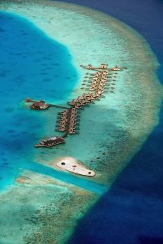 Maldives in ocean