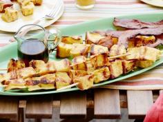 Perfect for an Al Fresco Automne Morning....Grilled French Toast Kabobs! See More at thefrenchinspired...