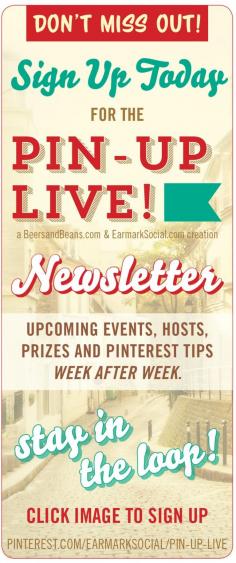 #PinUpLive Stay in the Pin Up Live Loop! Be sure to sign up for our newsletter to find out what is happening next! We have a big surprise coming up too - a really big travel company will be coming to chat with us soon! >>> just click on this image to sign up for the weekly newsletter.