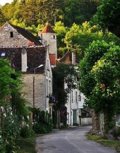 The medieval village of Noyers sur Serein, Yonne, Burgundy, France