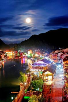 The Fenghuang Old Town in China