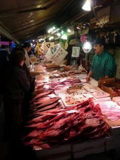 Tsukiji fish market - Tokyo, Japan