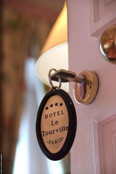 The romantic hotel, Le Tourville, Paris by Travellergirl1, via Flickr