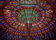 The Louisiana Old State Capitol in Baton Rouge features a breathtaking, domed, stained-glass ceiling. redstickblog.visi... #gobr #architecture #travel