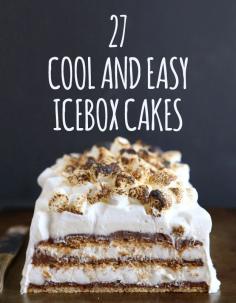 27 Delicious No-Bake Icebox Cakes