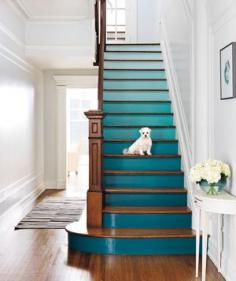 Ombré staircases: Ridiculously impressive, surprisingly easy to DIY.