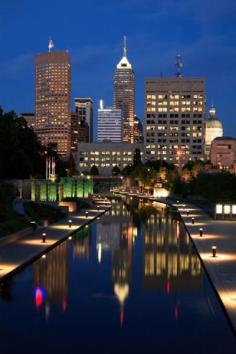 J W Marriott Indianapolis IN - gorgeous room, and fantastic concierge bar overlooking the city