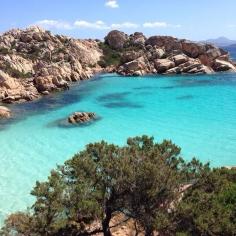 Am I in Mediterranean or Caribbean? Discovered by Fen at spiaggia di Cala Coticcio, Sardinia, #Italy