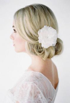 ROSA Silk Hair Flower Bridal Hair Flower Bridal