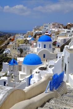 The famous Santorini postcard picture Discovered by Ana Patrascu at Oia, Greece, Oia, #Greece