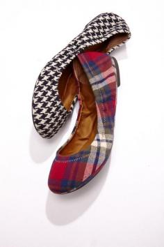 Foldable ballet flats by Lucky Brand.