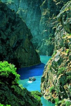 The Douro River in Turquoise,  Portugal...