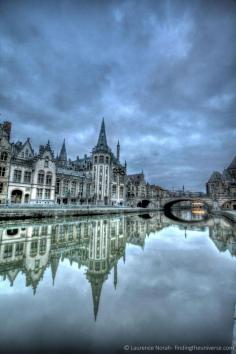 Ghent waterways reflections  - Belgium