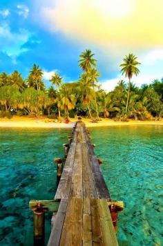 Island Bridge, Tahiti
