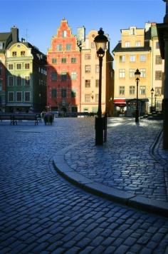 Nordic architecture, Stortorget Square, Stockholm, Sweden.