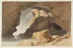 Carlo Labruzzi (1748‑1817)  Title  Grotto of Neptune at Tivoli