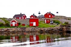 Historic Village & LIghthouse in Kosterhavet National Park, Sweden