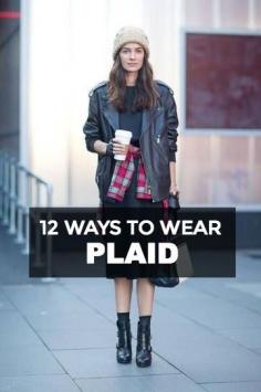 How to style plaid for fall