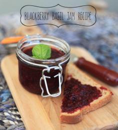 Blackberry Basil jam using less sugar and the  Ball® FreshTECH Automatic Jam & Jelly Maker like I did! This will be fun to try!