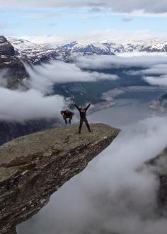"Trolltunga" Sharp Top Hill - Norway -