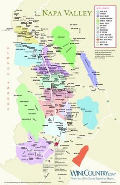 [Map] "Napa Valley Wine Map, California (USA)" Apr-2008 created by Winecountry Version original Pdf: www.napavalley.wi...