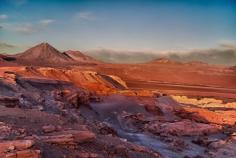 It would be amazing to see the sunset at the Valle De La Luna - the Valley of the Moon in the Atacama Desert Chile