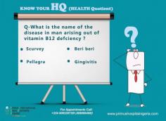 What is the name of the disease in man arising out of vitamin B12 defciency ?