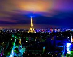Eiffel Tower at Night.
