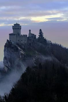 Misty Castle, San Marino, Italy