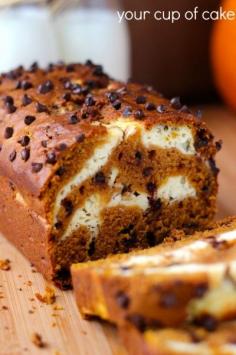 More Pumpkin Recipes - Pumpkin Creme Cheese Bread #pumpkinbread