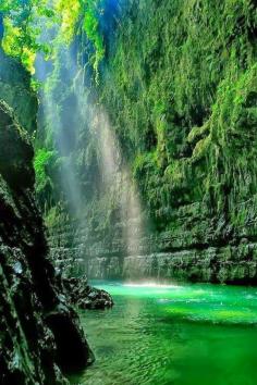 Green Canyon, West Java, Indonesia
