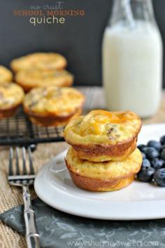 School morning breakfast ideas. Strategy: Eggs and mini-muffin pans. Level: Hero Parent.
