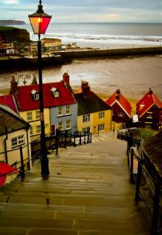 'The 199 Steps' in Whitby, England