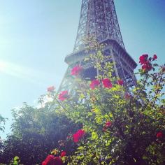Summertime by the Eiffel Tower. Photo courtesy of outofoffice_ on Instagram.