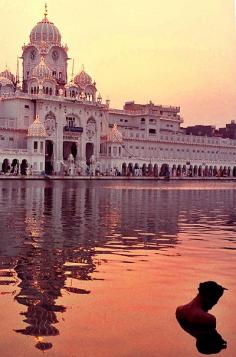 Gurudwara, which means The Door of the Lord, a Sikh-Temple in India