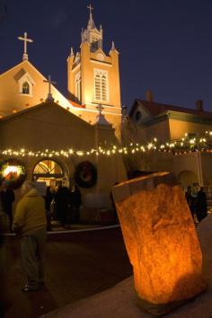 Christmas in Old Town Albuquerque, New Mexico - my grandparents lived here while I was growing up