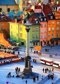 Colorful Buildings - Warsaw, Poland