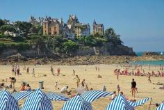 Dinard France....Almost Too Good To Be True!  See More at thefrenchinspired...