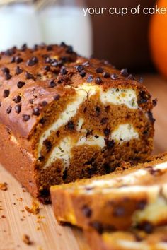 More Pumpkin Recipes - Pumpkin Creme Cheese Bread #pumpkinbread #foodgasm #yum