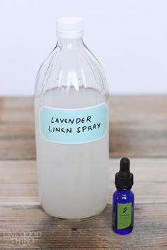 Make Your Own Scented Linen Spray - One Good Thing by Jillee