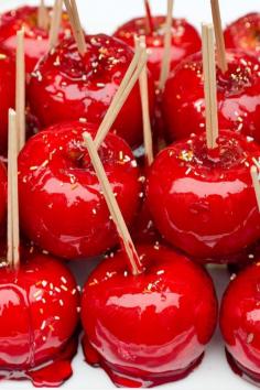 Candied Apples - #candiedapple #foodporn #foodgasm