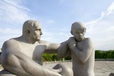 Frogner Park, Oslo, Norway — by Travel with all senses. In Frognerparken, the artist Gustav Vigeland has created the worlds largest sculpture park.