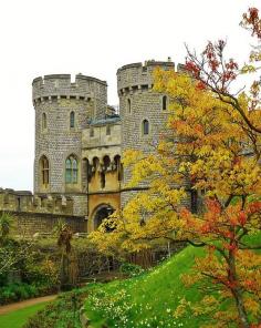 Fall at Windsor Castle, just outside of London, United Kingdom