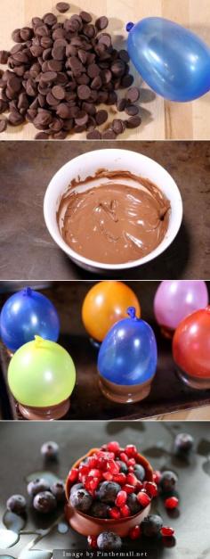 DIY chocolate cups #chocolatecups