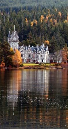 Ardverikie House across Loch Laggan in the Scottish highlands • photo: Jack Byers.