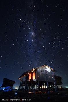 Milky Way, Maiga island, Borneo, Sabah, Malaysia